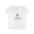 Gurjar Women’s V-Neck T-Shirt — Trident Logo Tee